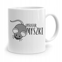 Kubek Informatyka Programisty Operator Myszki Z Nadrukiem Ze Zdjęciem