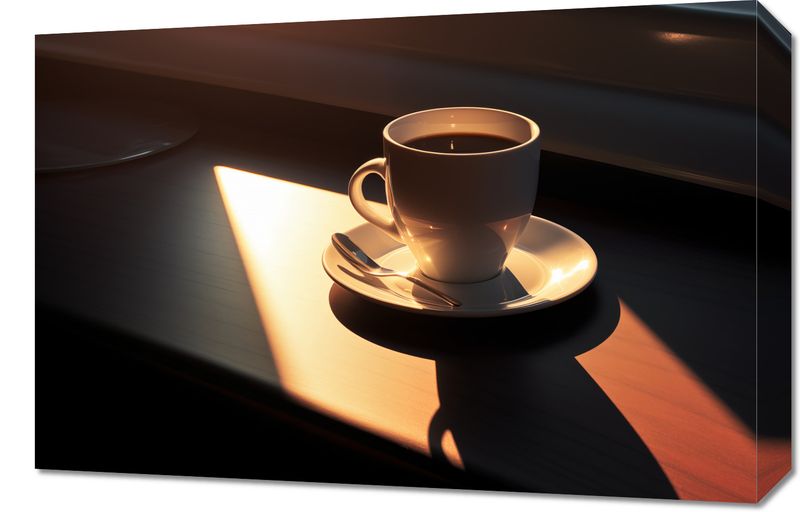 Obraz 60x40cm Kawa o Poranku zdjęcie 1