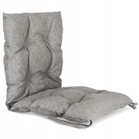 Poduszka ogrodowa dekoracyjna 50x100 100x50 cm na krzesło w kolorze szarym