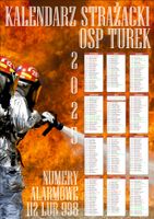 KALENDARZ STRAŻACKI OSP PSP 2025 300 szt duży wybór wzorów projekt w cenie