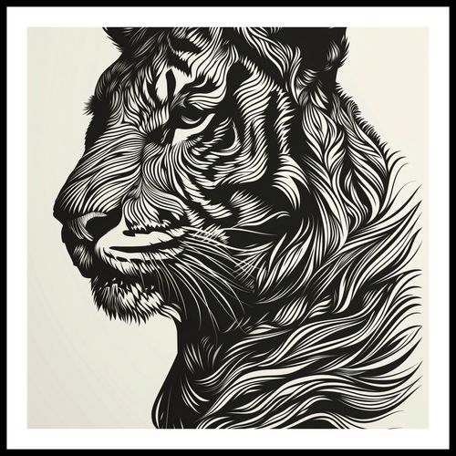 Plakat 60x60cm Tygrysi Gwizd na Arena.pl