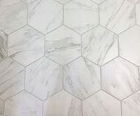 Gres marmuropodobny HEKSAGON CALACATTA 60x60 POLER