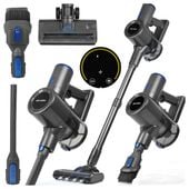 Odkurzacz Bezprzewodowy Pionowy Bezworkowy Elektroszczotka LED 3w1 400W