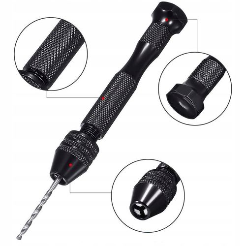 PRECYZYJNA MINI WIERTARKA RĘCZNA WIERTŁA 0.5-3mm na Arena.pl