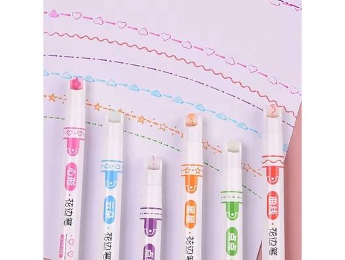 Markery pisaki do szlaczków flamastry mazaki kolory mix zestaw 6szt na Arena.pl