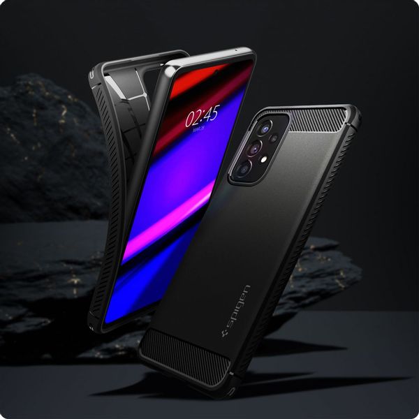 SPIGEN RUGGED ARMOR GALAXY A53 5G MATTE BLACK zdjęcie 4