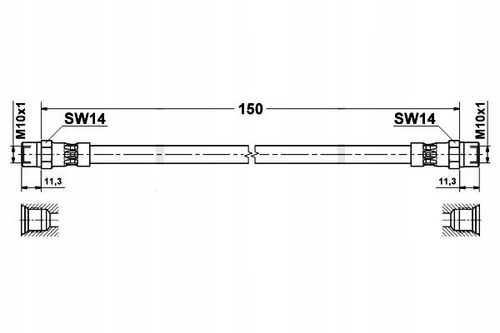 Audi Cabriolet B3 B4 (8g7) - Zestaw Przewodów Hamulcowych Teflonowych W na Arena.pl