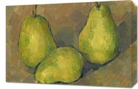 Obraz 60x40cm  Three Pears, Paul Cezanne Vintage do Salonu