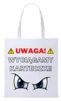 Dzień Nauczyciela Prezent Torba Eco Biała Shopper Z Nadrukiem Ze Zdjęciem