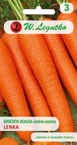 Nasiona Marchew jadalna Lenka, śr. Wczesna, 5g na Arena.pl