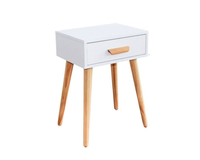 Stolik Nocny SKAN ONE - Kolor: Biały