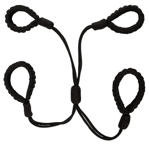 bad kitty zestaw linowy do krępowania rąk i nog bawełna czarny rozmiar 1 na Arena.pl