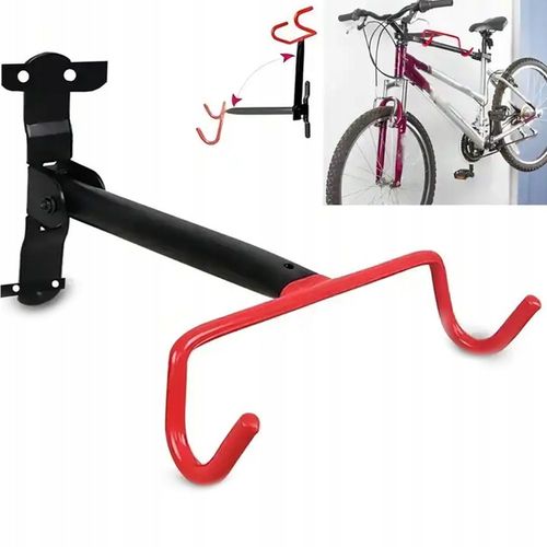 STOJAK WIESZAK NA ROWER NA ŚCIANĘ UCHWYT ROWEROWY HAK UDŹWIG DO 30 KG na Arena.pl