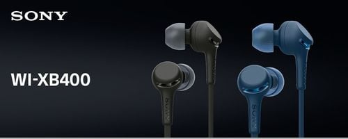 Słuchawki bezprzewodowe dokanałowe Sony WI-XB400 Mega BASS na Arena.pl