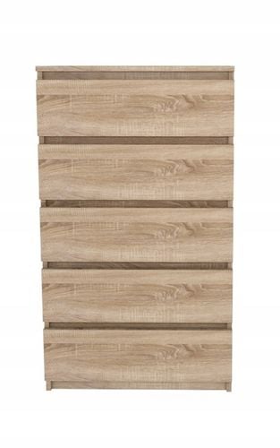 DUŻA KOMODA 5 SZUFLAD SZAFKA Sonoma POLSKIE MEBLE R-5 SONOMA na Arena.pl