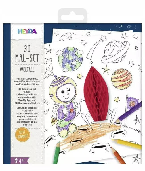 WYPUKŁA MALOWANKA - KOSMOS zdjęcie 1