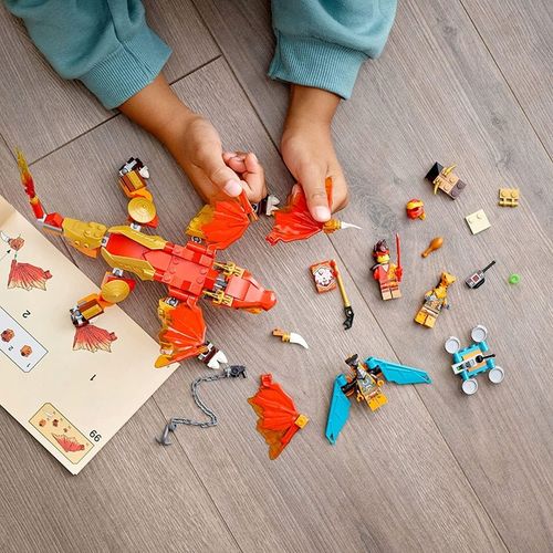 LEGO Ninjago Smok ognia Kaia EVO 71762 na Arena.pl
