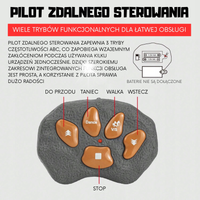 Dinozaur Zdalnie Sterowany RC Robot Stegozaur WOOPIE Interaktywna Zabawka