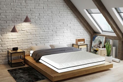 Materac 140x200 kieszeniowy ŚREDNIO TWARDY pocket 7 stref BLANCO na Arena.pl