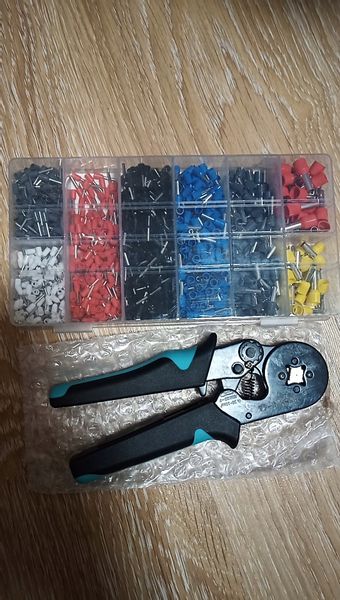 ZASISKARKA Tulejki KONEKTORY KOŃCÓWEK 1200 TULEJEK zdjęcie 10