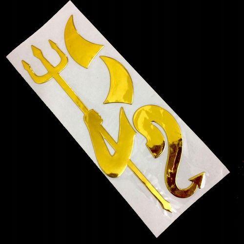 NAKLEJKA DIABEŁ DEVIL CHROM TUNING ZNACZEK na Arena.pl