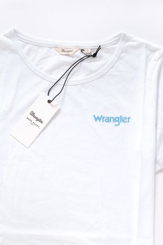 WRANGLER LOGO TEE WHITE W7339EV12 S na Arena.pl