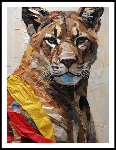 Plakat 60x80cm Papierowy Tygrys na Arena.pl