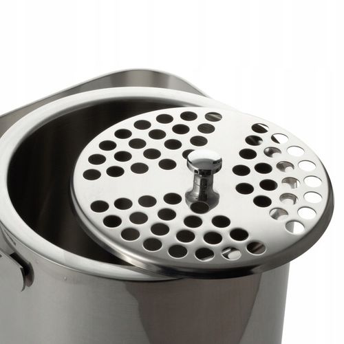 WIADERKO do LODU COOLER pojemnik TERMICZNY do chłodzenia SREBRNY + szczypce na Arena.pl