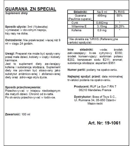 Afrodyzjak Guarana 100 ml na Arena.pl