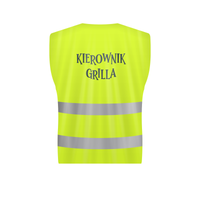 kamizelka odblaskowa "KIEROWNIK GRILLA"