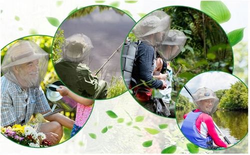 4x MOSKITIERA NA TWARZ SIATKA NA GŁOWĘ PRZECIW OWADOM NA WĘDRÓWKĘ BIWAK na Arena.pl