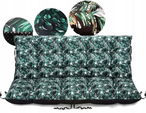 NA ŁAWKĘ PODUSZKA HUŚTAWKĘ OGRODOWĄ 140x110 cm na Arena.pl