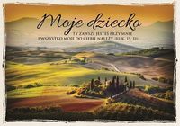 Kartka składana - Moje dziecko ty zawsze jesteś przy mnie