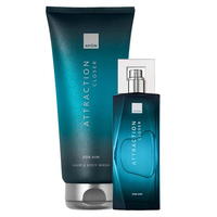 Avon Attraction Closer Zestaw Męski [Perfumy + Żel