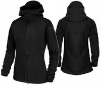 BLUZA DAMSKA POLAR ROZPINANY Z KAPTUREM CUMULUS HELIKON TERMICZNA CZARNA S