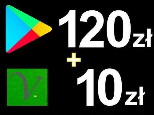 Karta Google Play 120zł Kod Prepaid Klucz Android na Arena.pl