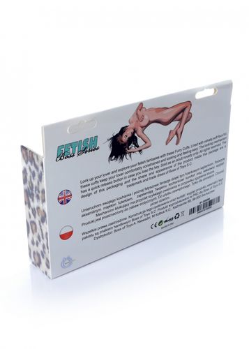 kajdanki fetish b   series  furry cuffs leopard na Arena.pl