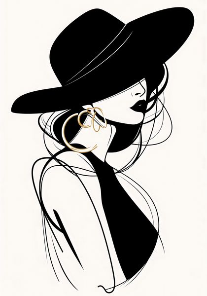 Plakat 70x100cm Uwikłana Elegancja zdjęcie 1