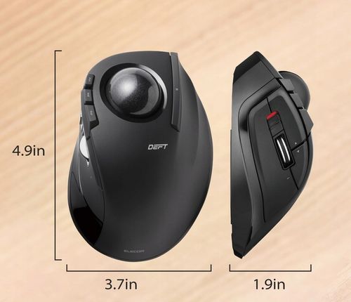 Mysz trackballowa ELECOM DEFT, bezprzewodowa 2,4GHz funkcja 8 przycisków na Arena.pl