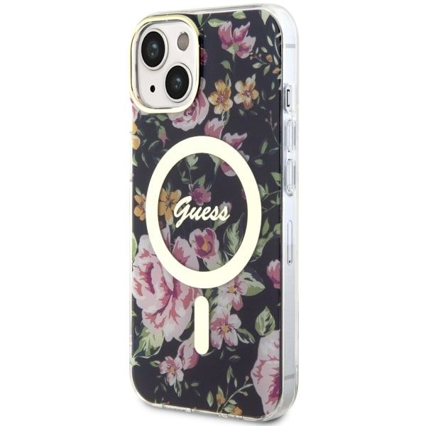 Etui Guess do iPhone 15, iPhone 14, iPhone 13, Czarny, MagSafe zdjęcie 2