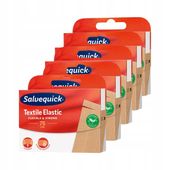 Salvequick Textile Elastic - elastyczny plaster do cięcia - 75cm