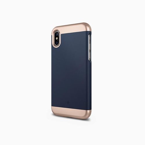 Caseology Savoy Case - Etui iPhone Xs / X (Navy) na Arena.pl