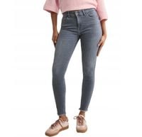 Only Skinny Jeans Onlblush damskie, średni stan, szare, L 34