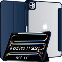Etui iPad Pro 11 2024 M4 granatowe Smart Cover stojak Patamiyar