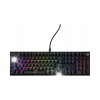 Klawiatura GENESIS Thor 404 Gateron Yellow Pro Czarny