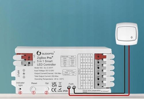 Kontroler do Taśm i Pasków LED 5 w 1 WiFi 12V-24V DC HUE TUYA Smart Life na Arena.pl