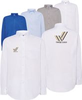 Koszula męska z długim rękawem TWÓJ HAFT LOGO GRAFIKA firmowa 20 sztuk