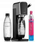 Saturator SODASTREAM ART BLACK + Butelka i nabój