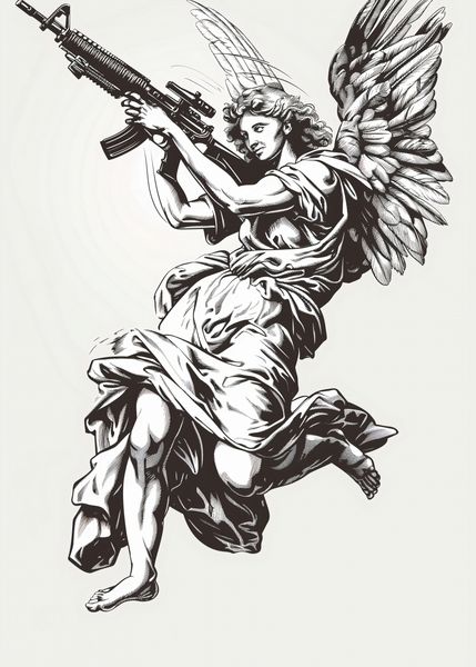 Plakat 25x35cm Anioł Wojny zdjęcie 1
