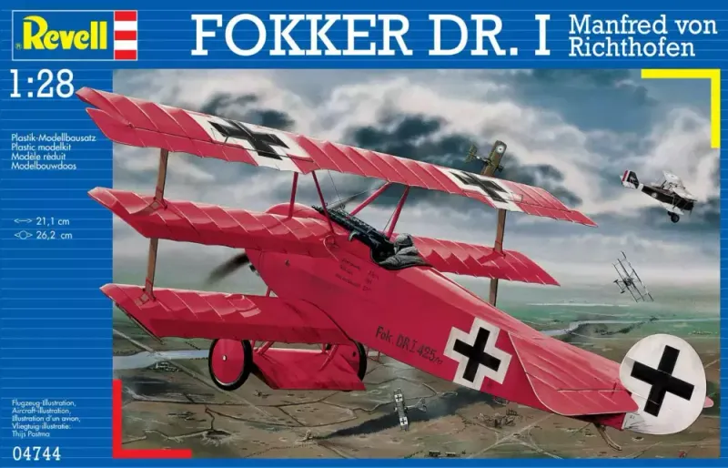 Model samolotu Fokker Dr.I 'Rich thofen' zdjęcie 1